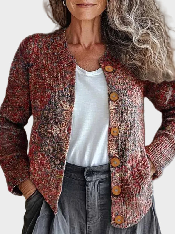 Belindra™ - Cárdigan con Motivo Boho