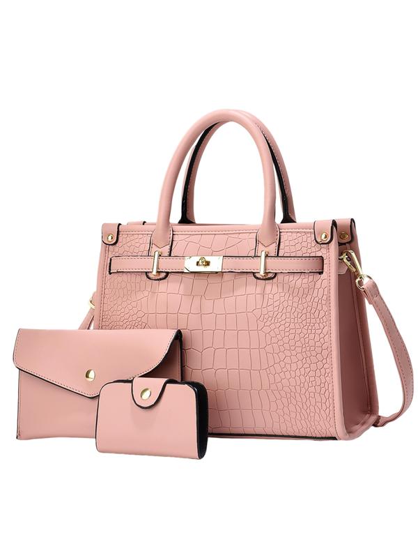 Bella Borsa - Bolso de hombro de cuero de cocodrilo