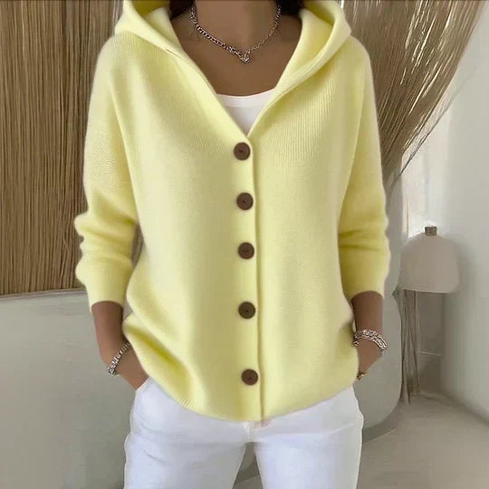 Zoé | Cardigan de Punto con Capucha