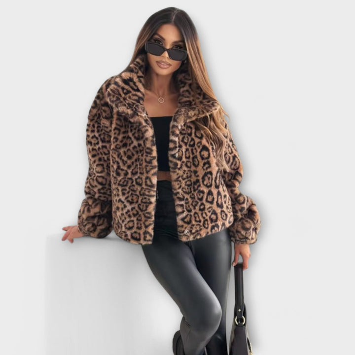 Leonor - Abrigo Leopardo