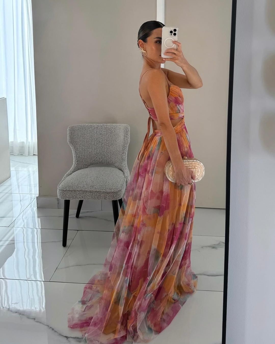 GISELLE | Vestido Maxi de Chiffon