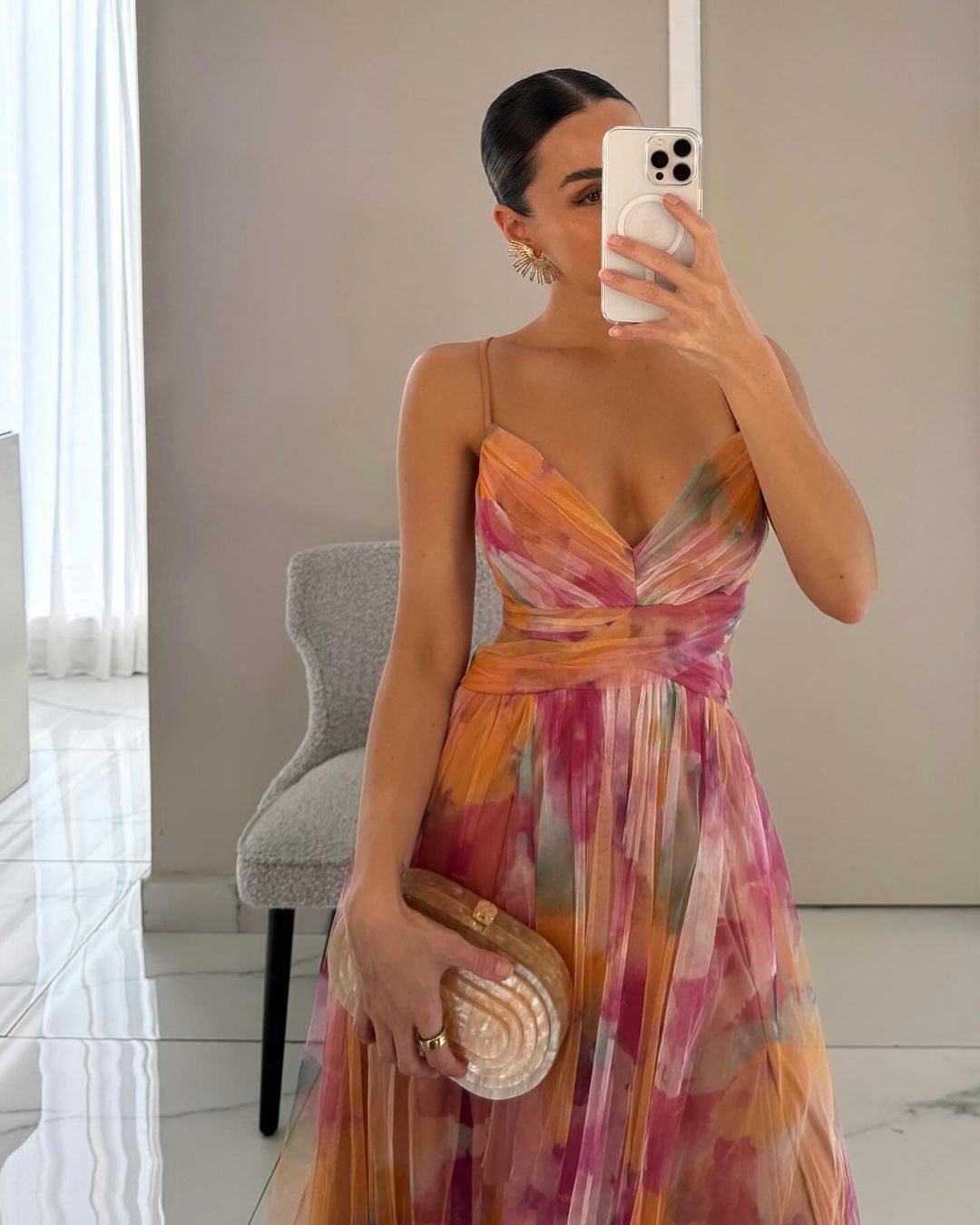GISELLE | Vestido Maxi de Chiffon