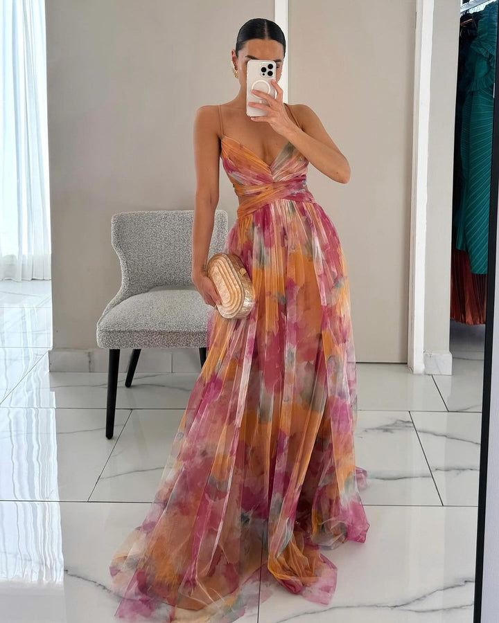 GISELLE | Vestido Maxi de Chiffon