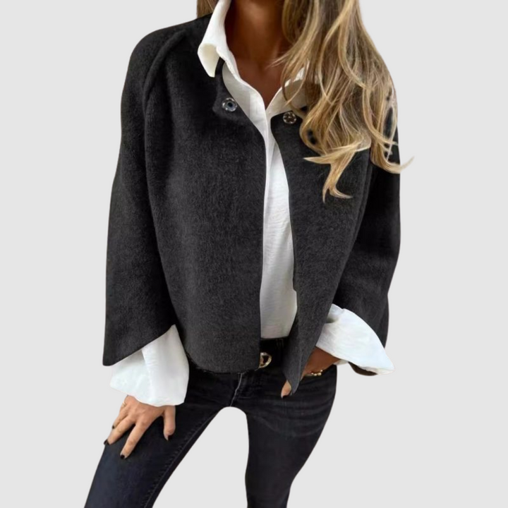 Jasmína - Abrigo con escote casual