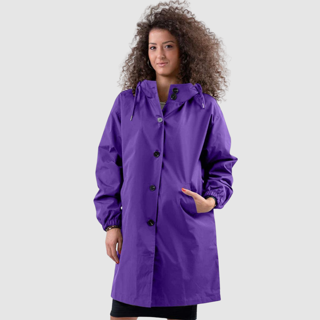 Lucie - Chaqueta moderna, oversize e impermeable
