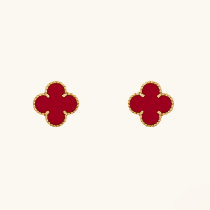 KLEEBLATT | Pendientes rojos