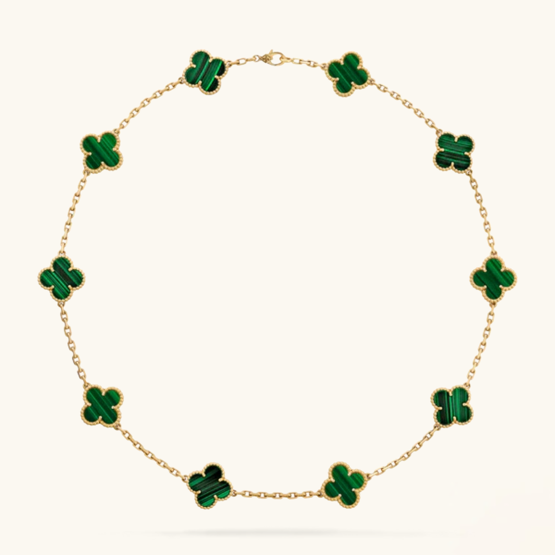KLEEBLATT | Collar Verde con 10 Motivos