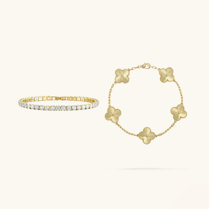 Set de pulseras de 2 piezas "Uno"