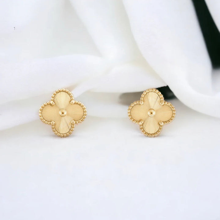 KLEEBLATT | Pendientes de oro