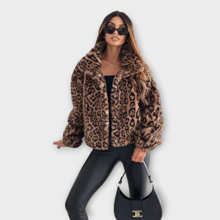 Leonor - Abrigo Leopardo