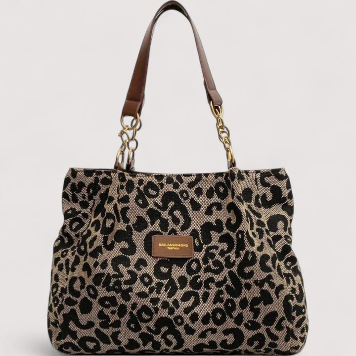 Leopardo – Bolsa de compras de tela de leopardo