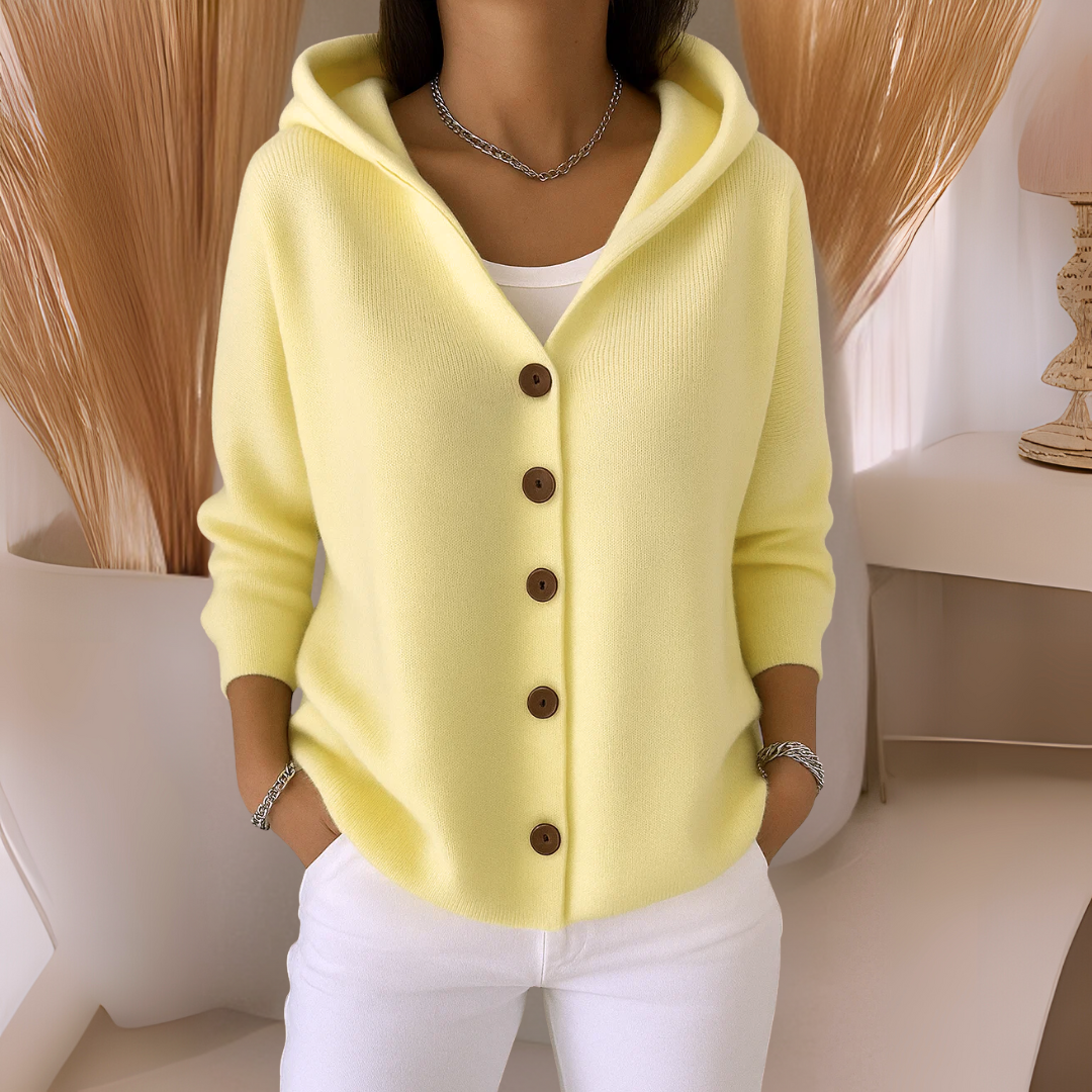 Felicia™ | Chaqueta de punto de moda con capucha