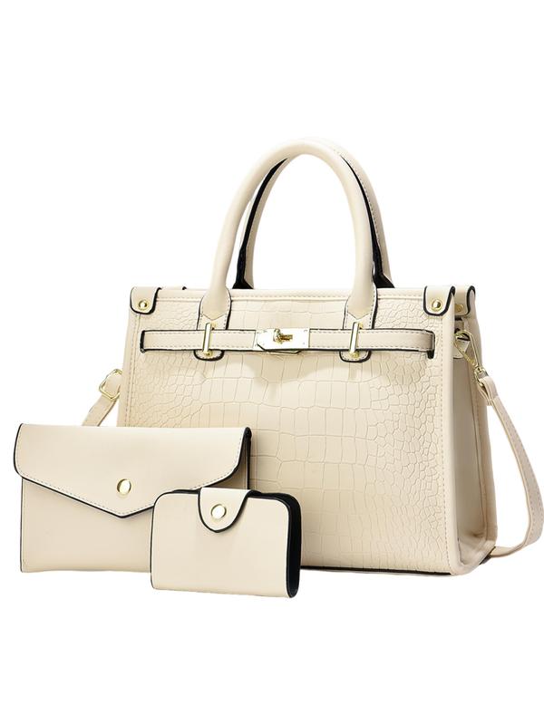 Bella Borsa - Bolso de hombro de cuero de cocodrilo