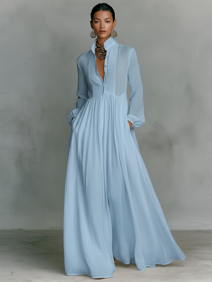 Ropa Maxi Patchwork Cuello Alto