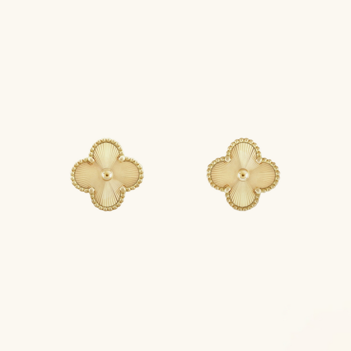 KLEEBLATT | Pendientes de oro