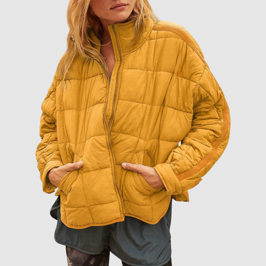 Gabriela - Chaqueta ligera y compacta acolchada con cremallera