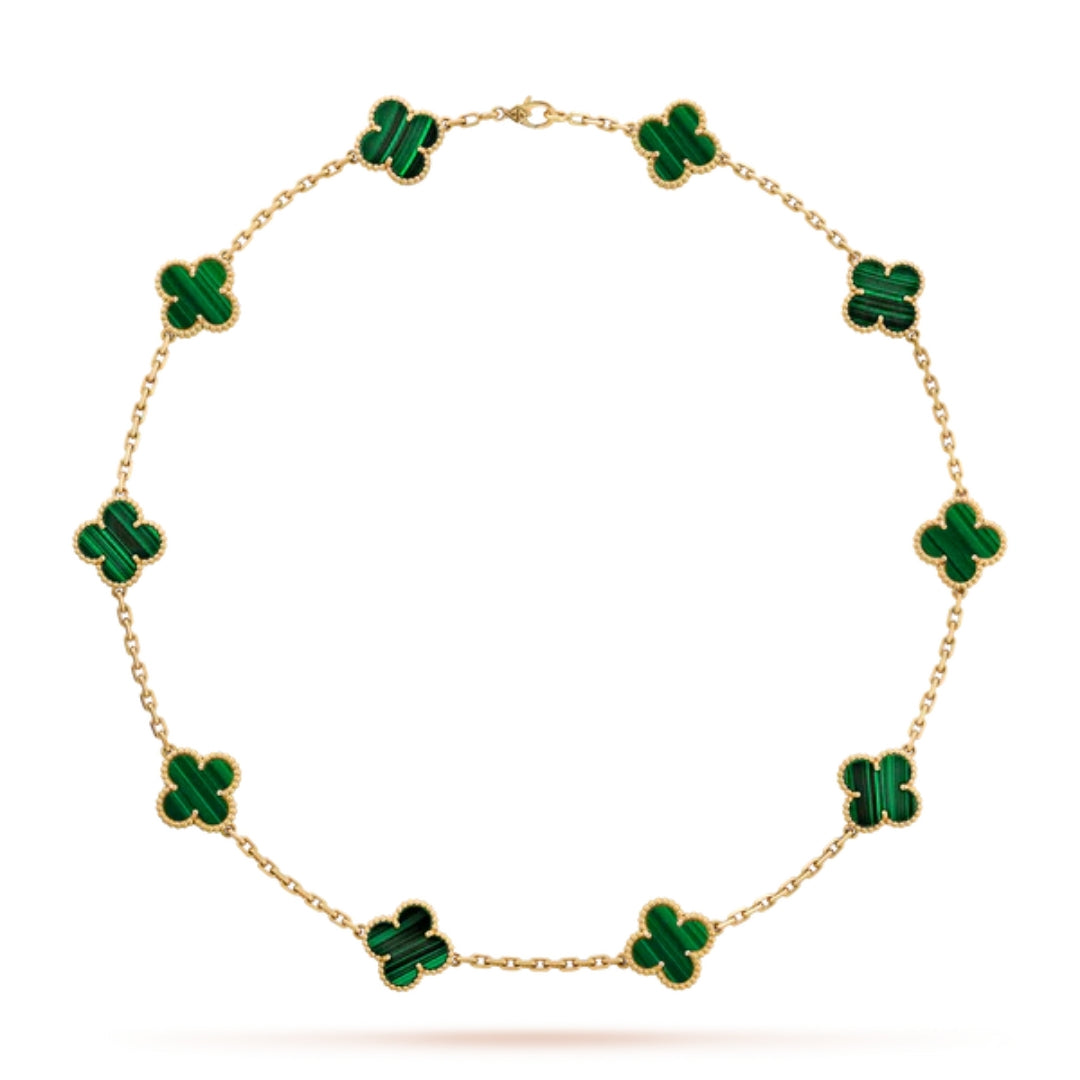 KLEEBLATT | Collar Verde con 10 Motivos