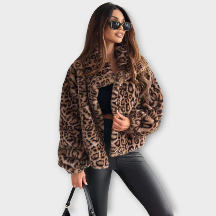 Leonor - Abrigo Leopardo