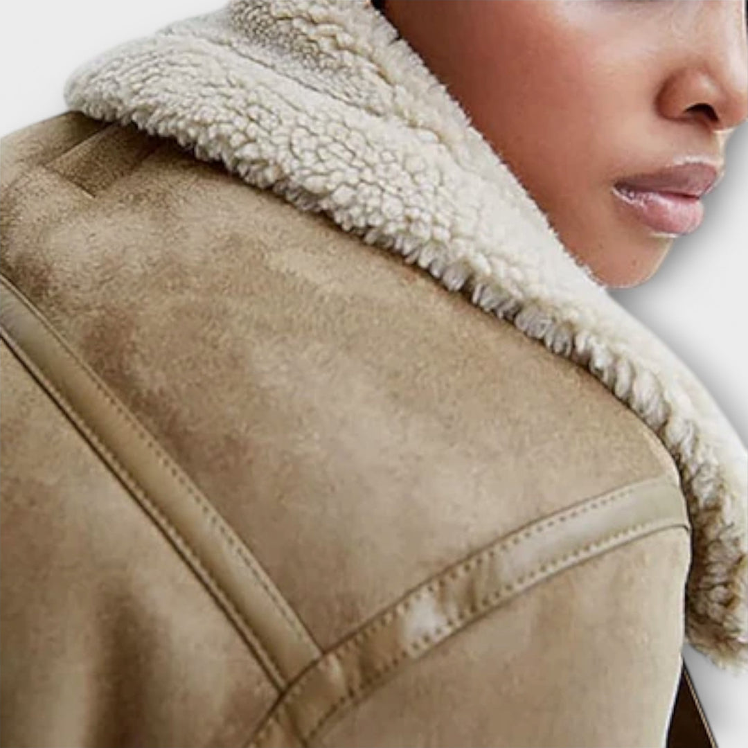 Catarina - Chaqueta de cuero piloto