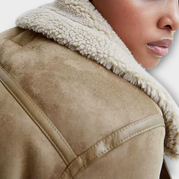 Catarina - Chaqueta de cuero piloto