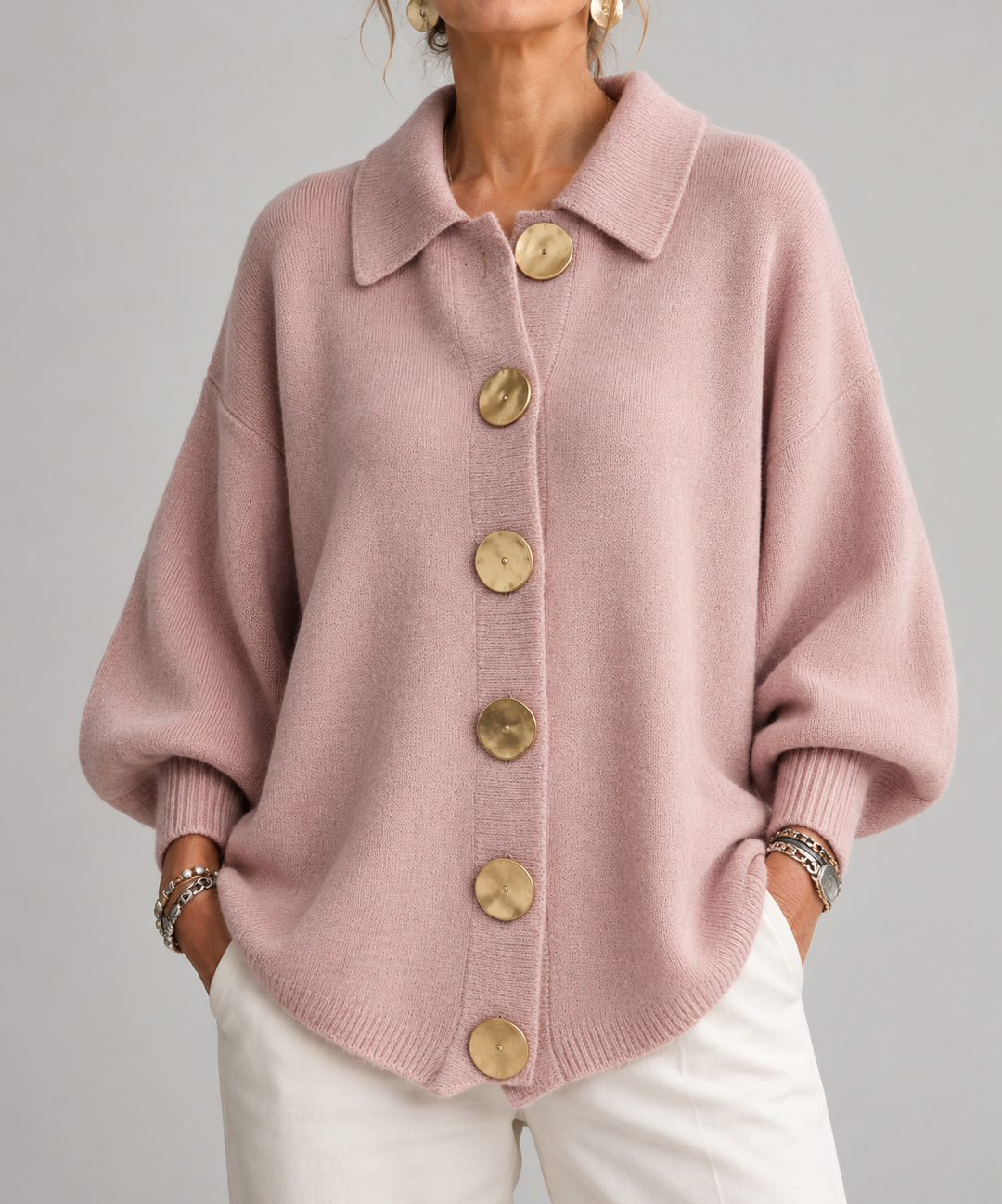 Ardelle™ | Cárdigan Oversize con Cuello