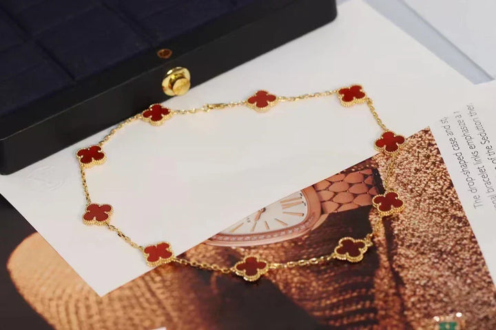 KLEEBLATT | Collares de 10 Motivos Rojos