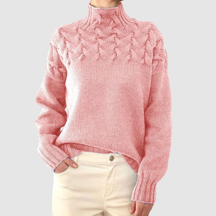 Štěpánka – Suéter cálido con cuello alto