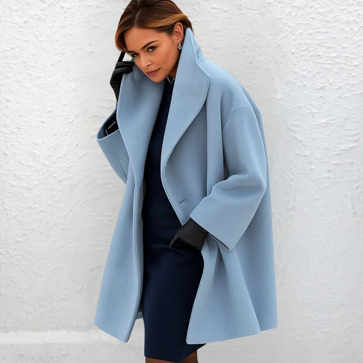 Anja™ | Abrigo largo de lana elegante