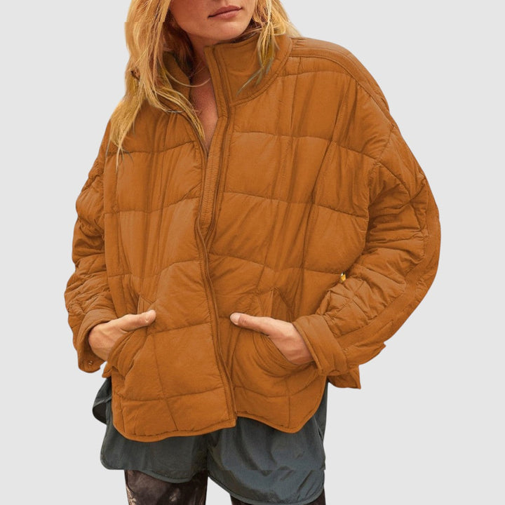 Gabriela - Chaqueta ligera y compacta acolchada con cremallera