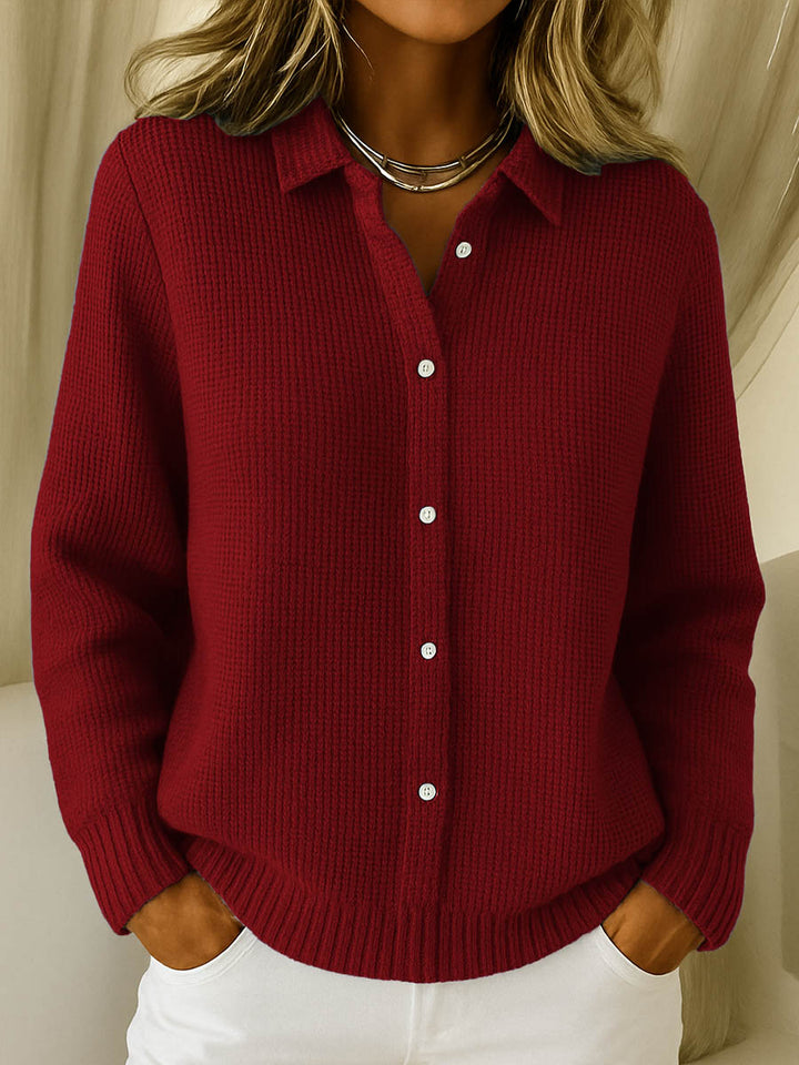 Cardigan Mujer de Punto con Botones