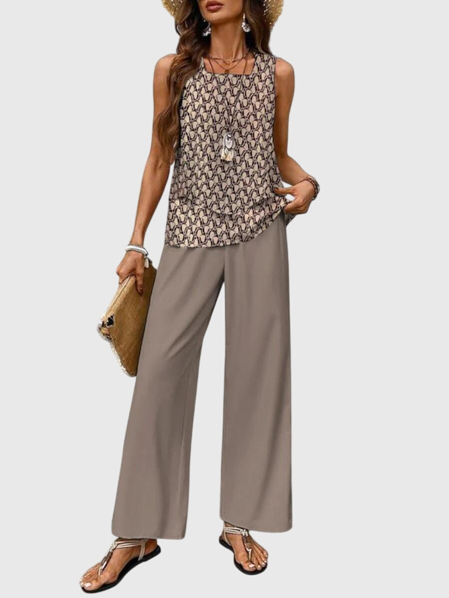 Brenda™ | Conjunto de verano elegante de 2 piezas