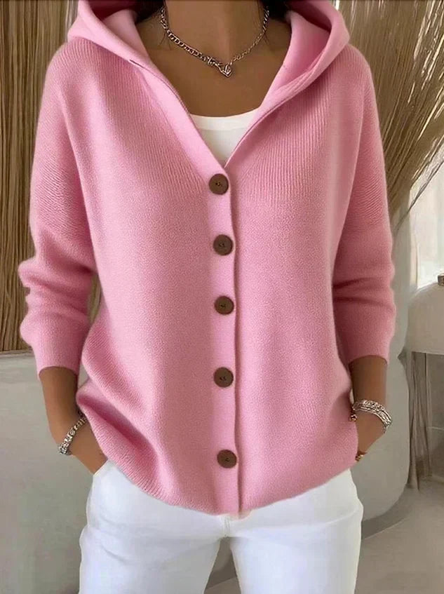 Zoé | Cardigan de Punto con Capucha