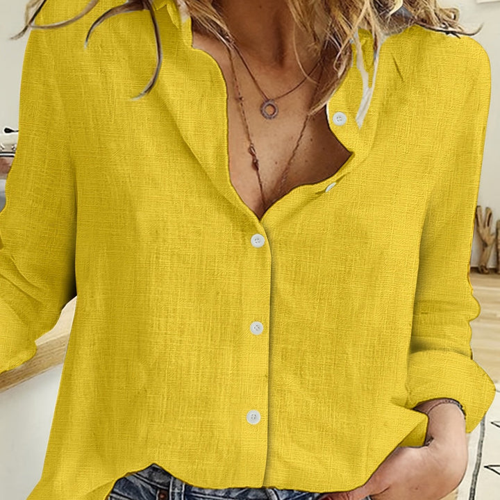 Aurore - Blusa de Lino Suave