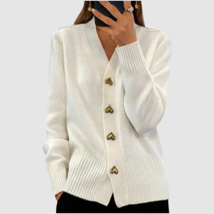 Nela - Cárdigan elegante clásico