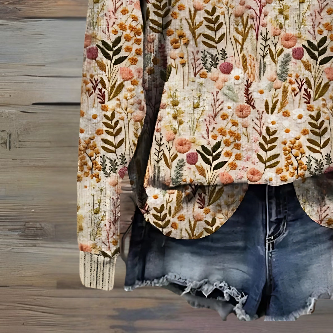 Nova™ | Suéter floral cómodo