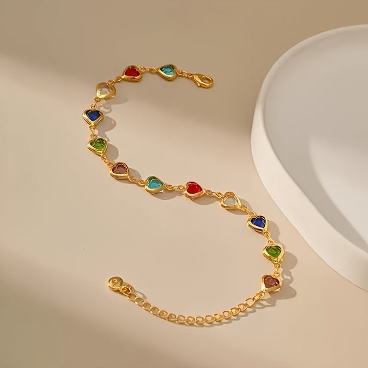 Pulsera única en forma de corazón