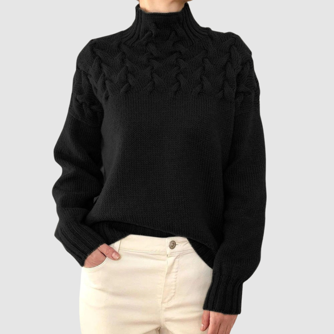 Štěpánka – Suéter cálido con cuello alto