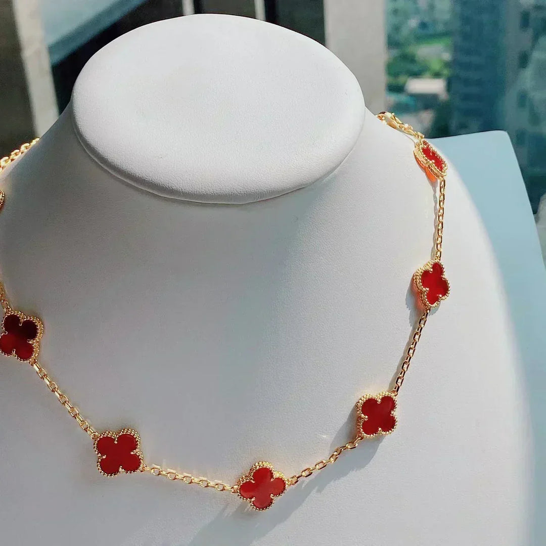 KLEEBLATT | Collares de 10 Motivos Rojos