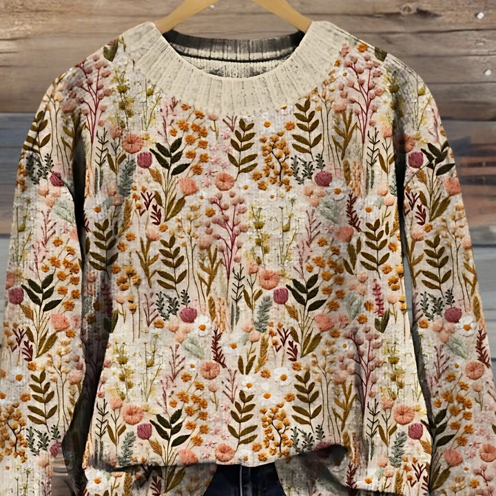 Nova™ | Suéter floral cómodo