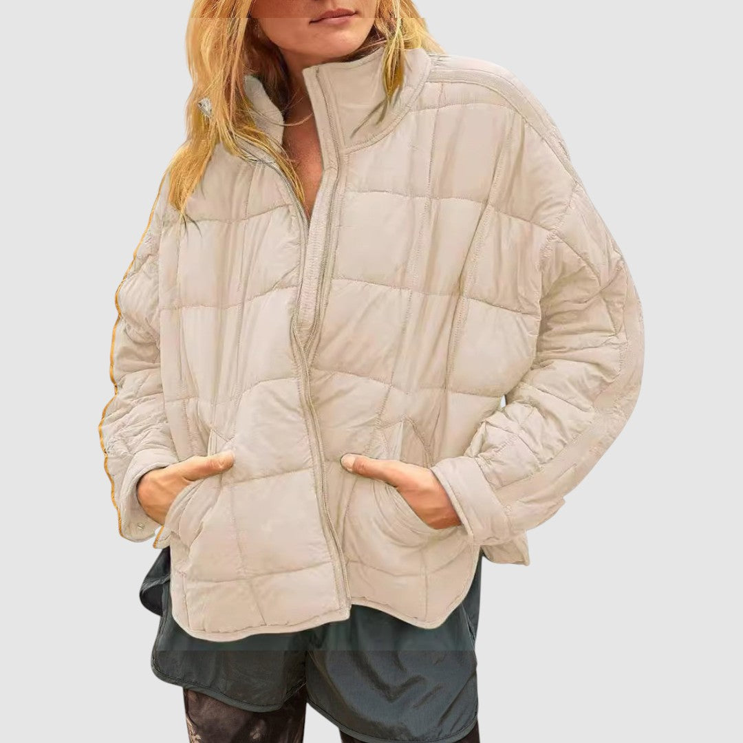 Gabriela - Chaqueta ligera y compacta acolchada con cremallera