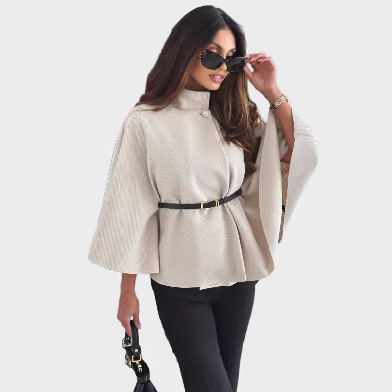 Selviora – Chaqueta elegante con mangas de mariposa y cinturón