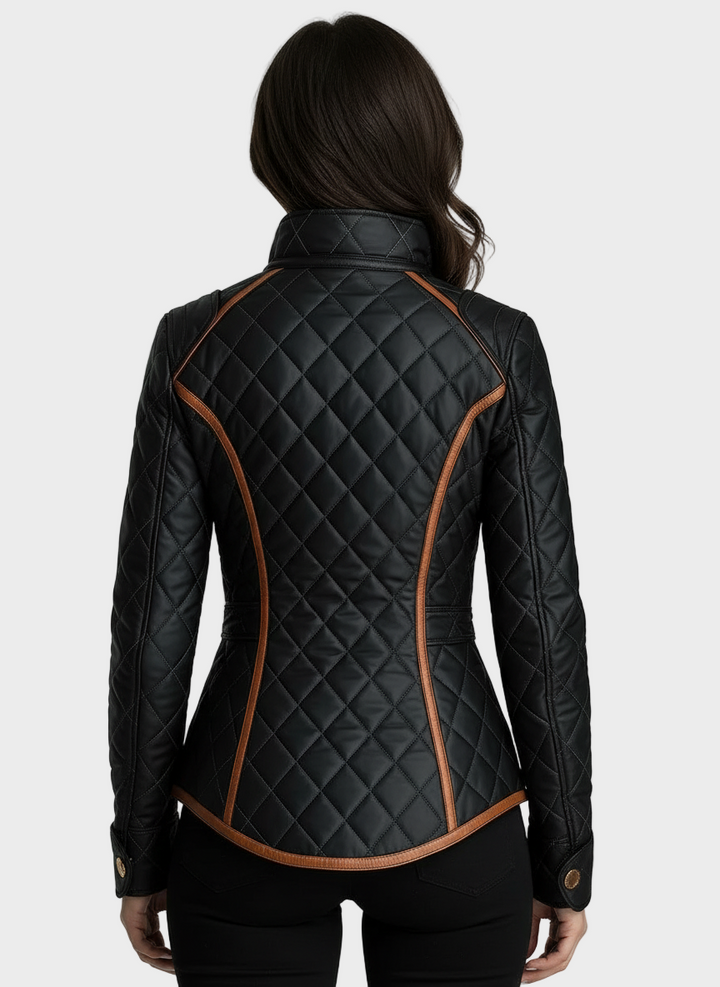 Lillian - Chaqueta acolchada con acolchado en diamante