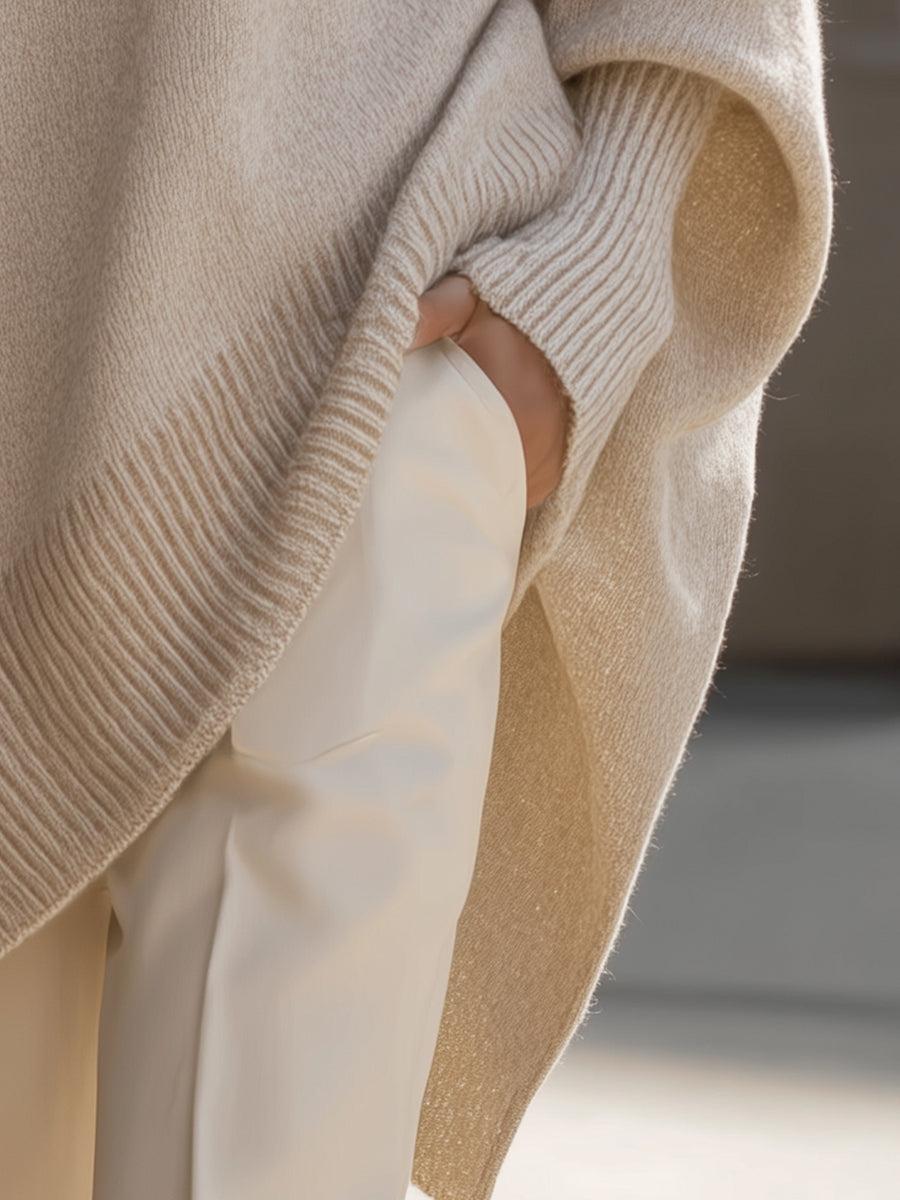 Ludovica | Suéter Oversize con Cuello Ancho
