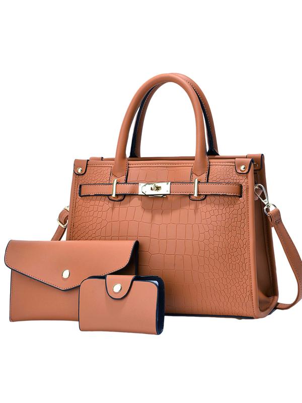 Bella Borsa - Bolso de hombro de cuero de cocodrilo