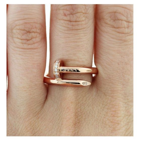 SPIKE | Anillo de oro rosa Prestige