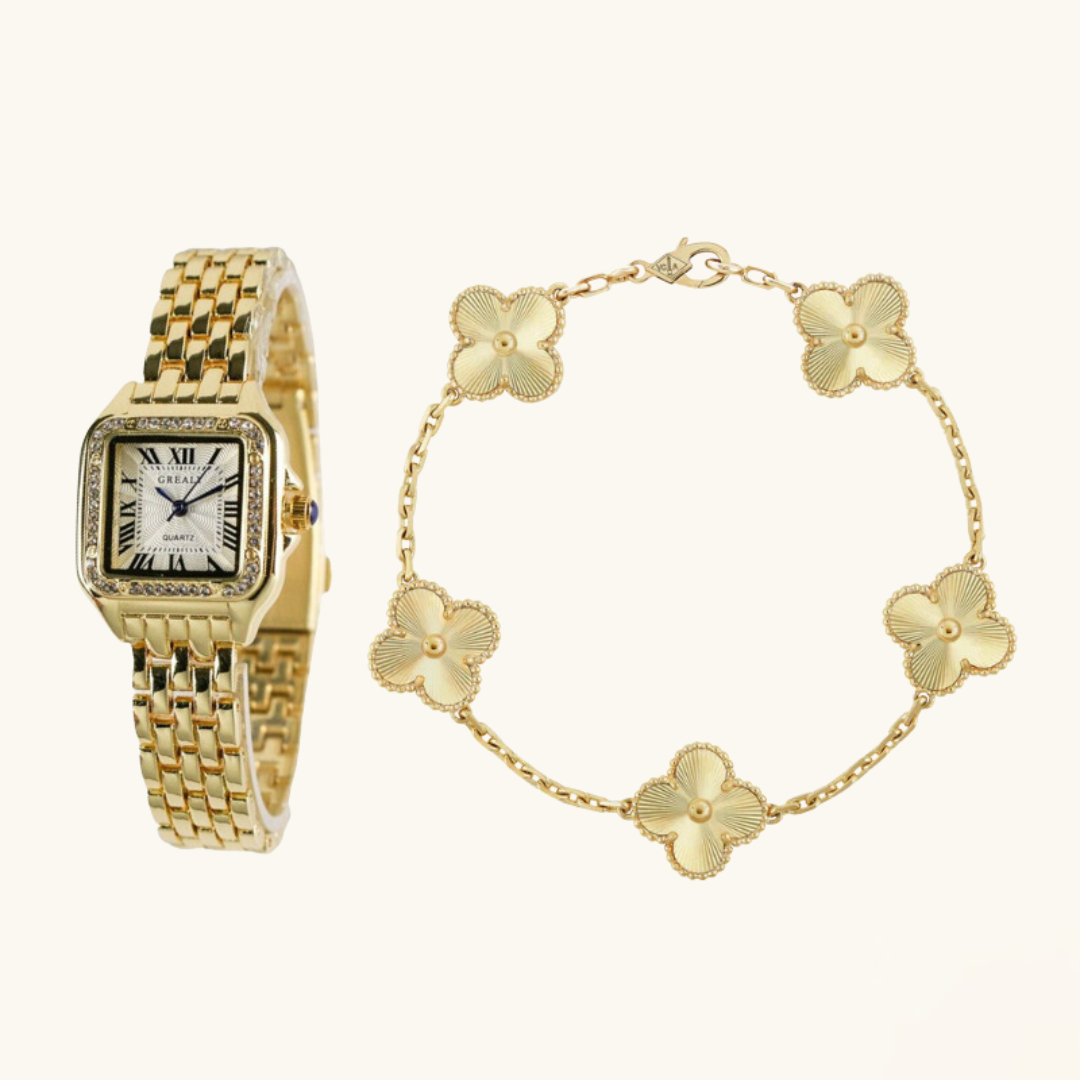 Conjunto de pulsera de reloj de 2 piezas "Sofía"
