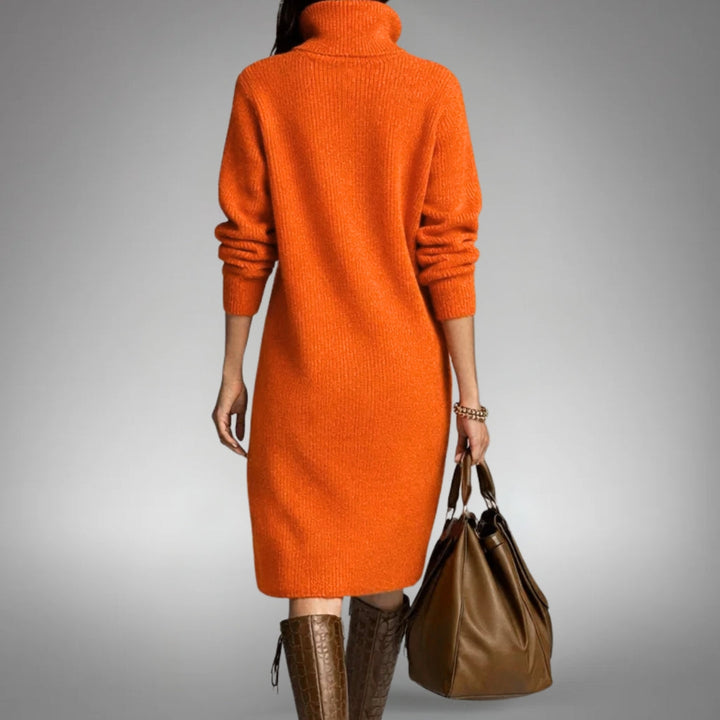 Marion™ | Vestido de punto suave con botones