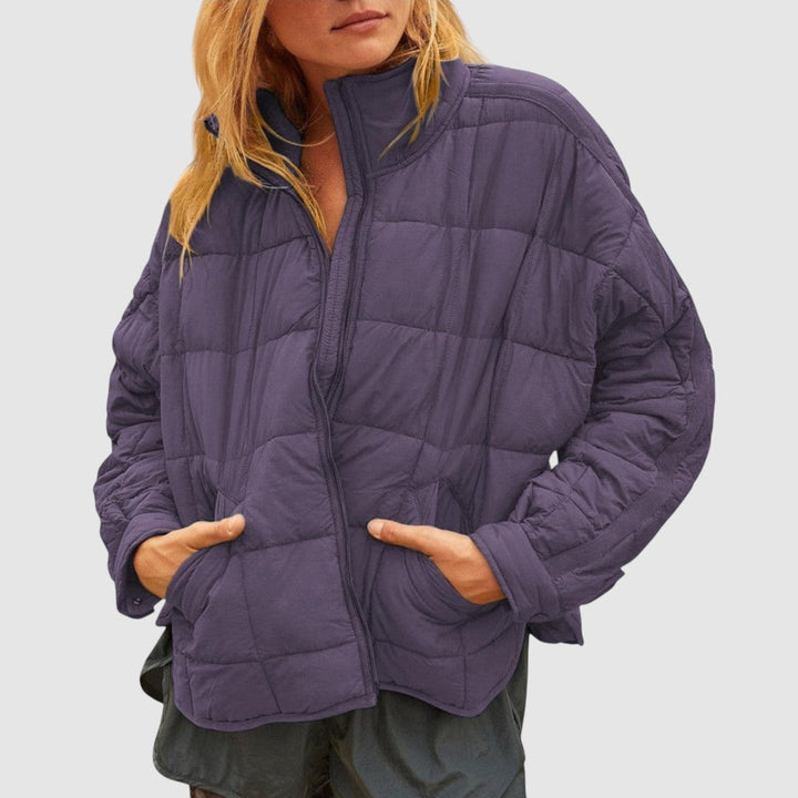Gabriela - Chaqueta ligera y compacta acolchada con cremallera
