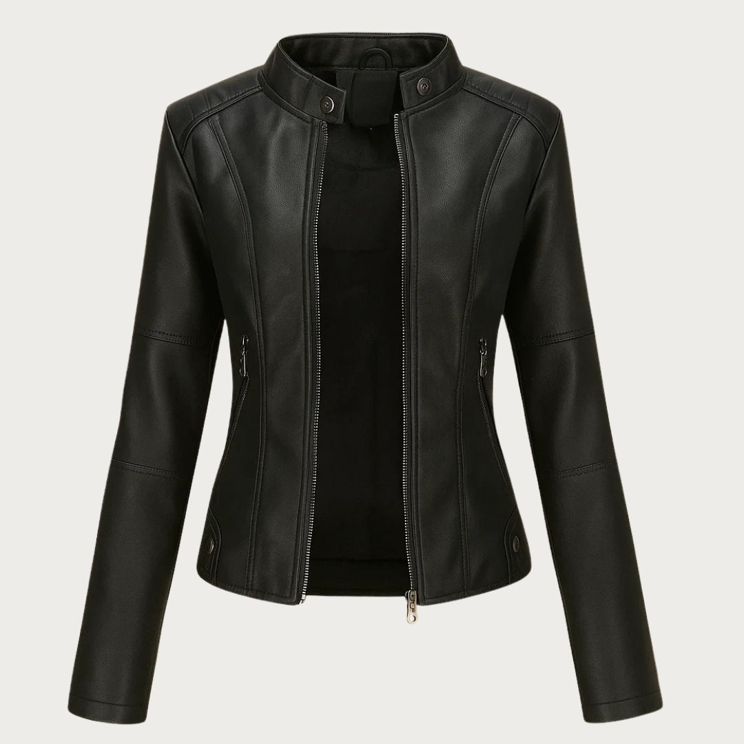 Jeniffer™ | Chaqueta de cuero de estilo moderno