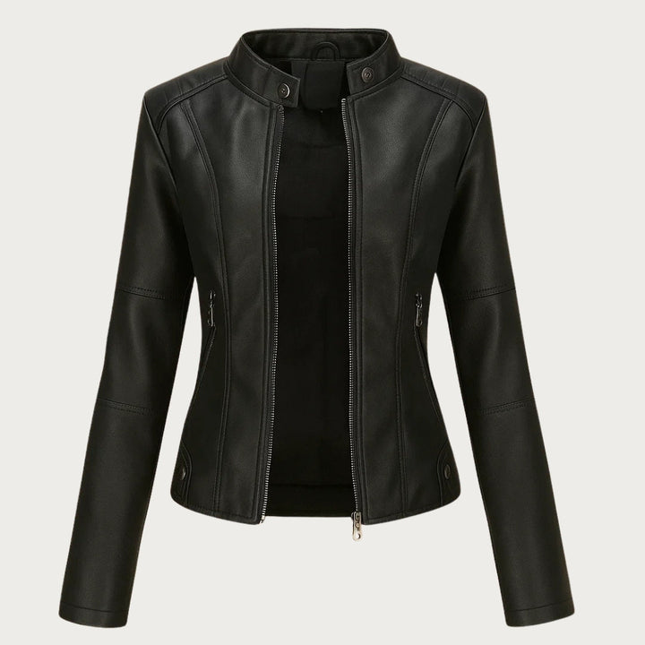 Jeniffer™ | Chaqueta de cuero de estilo moderno